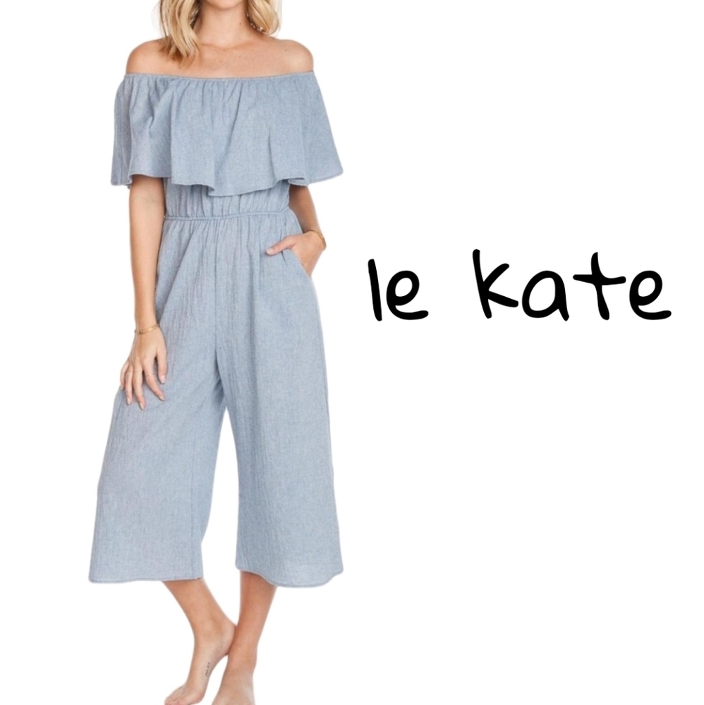 le Kate Off-Shoulder Jumpsuit